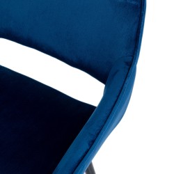 Kare San Francisco Chair with armrest Blue Ref 84759