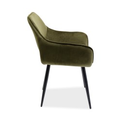 Kare San Francisco Chair with armrest Dark Green Ref 84758