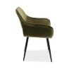 Kare San Francisco Chair with armrest Dark Green Ref 84758
