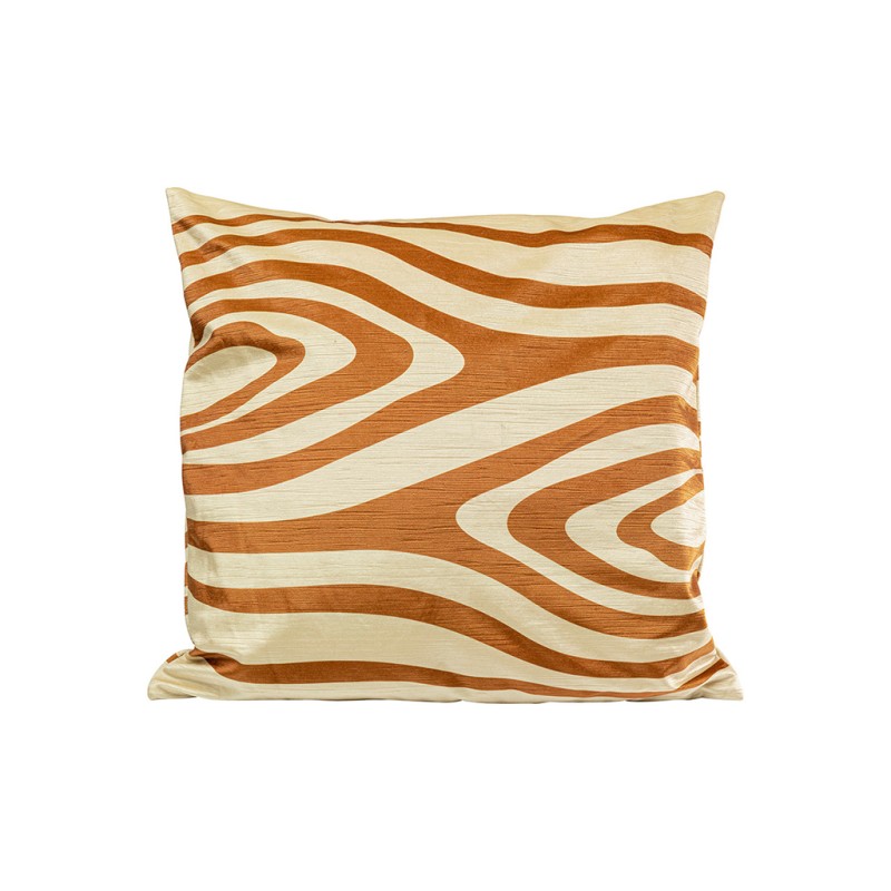 Cushion Abstract Shapes Beige & Brown 45x45cm Ref 53852