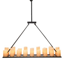 Kare Candle Light Pendant Lamp 20 Lite Ref 36187