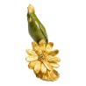 Deco Figurine Flower Parrot 13cm Ref 52916