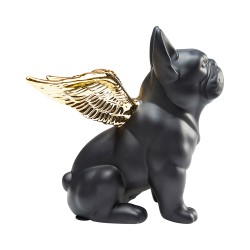 Kare Deco Figurine Sitting Angel Dog Gold-B Ref 38719