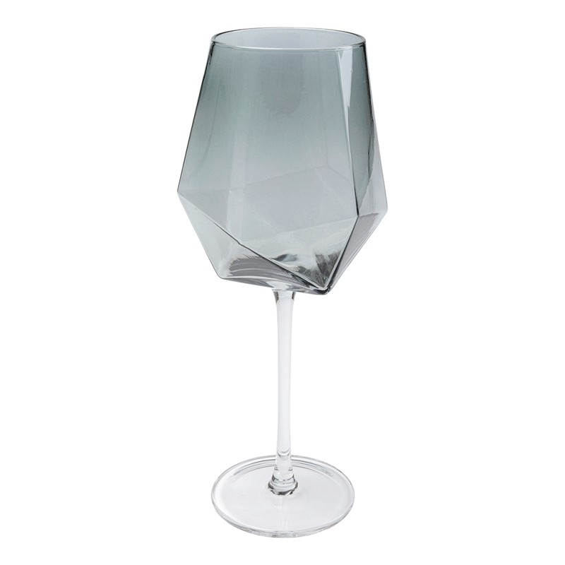 Wine Glass Diamond Smoke Ref 52216