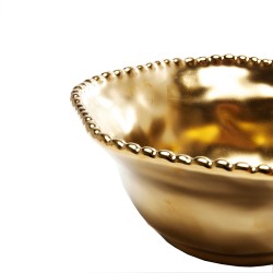 Bowl Cerial Bell Gold Ref 60502