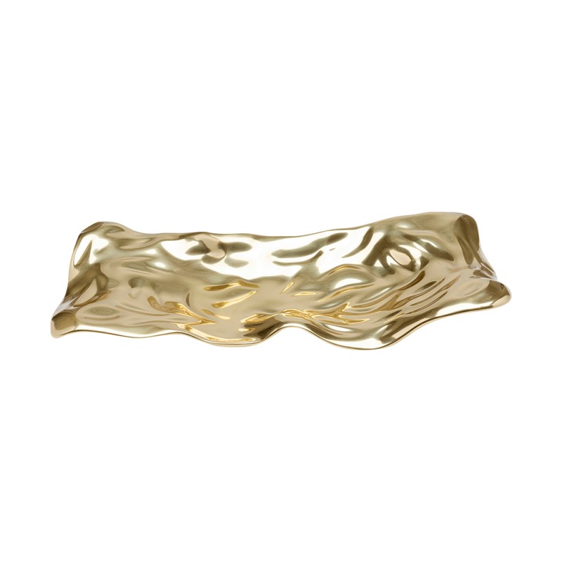 Deco Bowl Jade Gold 48x22cm Ref 53978