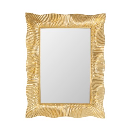 Kare Wavy Wall Mirror Brass Ref 85695