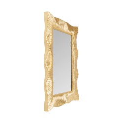 Kare Wavy Wall Mirror Brass Ref 85695