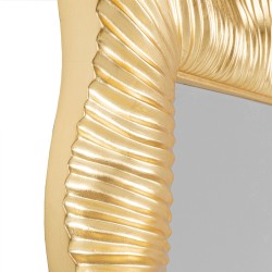 Kare Wavy Wall Mirror Brass Ref 85695