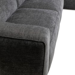 Henry Sofa Corner Grey Col Fabric Right 335x170cm Ref 86579