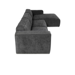 Henry Sofa Corner Grey Col Fabric Right 335x170cm Ref 86579