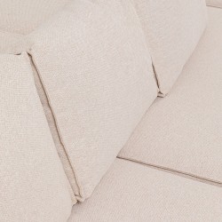 Infinity Sofa Corner + Ottoman Cream Right Ref 85494