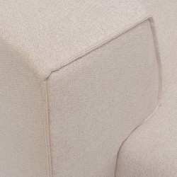Infinity Sofa Corner + Ottoman Cream Right Ref 85494