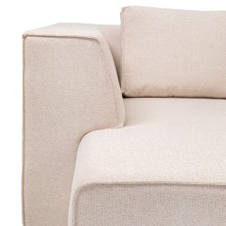 Infinity Sofa Corner + Ottoman Cream Right Ref 85494