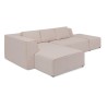Infinity Sofa Corner + Ottoman Cream Right Ref 85494