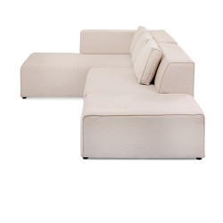 Infinity Sofa Corner + Ottoman Cream Right Ref 85494