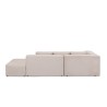 Infinity Sofa Corner + Ottoman Cream Right Ref 85494