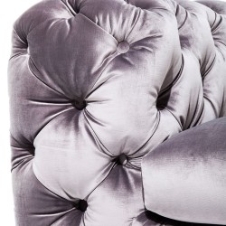 Desire 3 Seater in Silver Grey Col Fabric Ref 79616