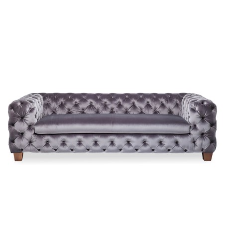 Desire 3 Seater in Silver Grey Col Fabric Ref 79616