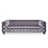 Desire 3 Seater in Silver Grey Col Fabric Ref 79616