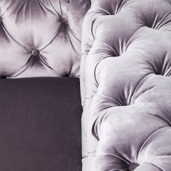 Desire 3 Seater in Silver Grey Col Fabric Ref 79616