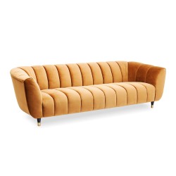 Spectra 3 Seater in Peach Col Fabric Ref 83620