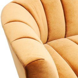 Spectra 3 Seater in Peach Col Fabric Ref 83620