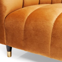 Spectra 3 Seater in Peach Col Fabric Ref 83620