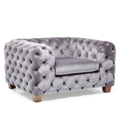 Desire 1 Seater in Grey Col Fabric Ref 79615