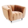 Spectra 1 Seater in Peach Col Fabric Ref 83619