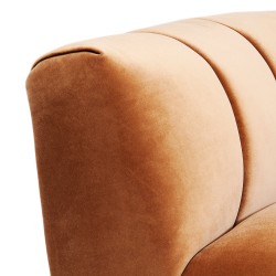 Spectra 1 Seater in Peach Col Fabric Ref 83619