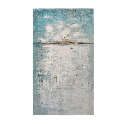 Rug Abstract Light Blue 170x240cm Ref 61332