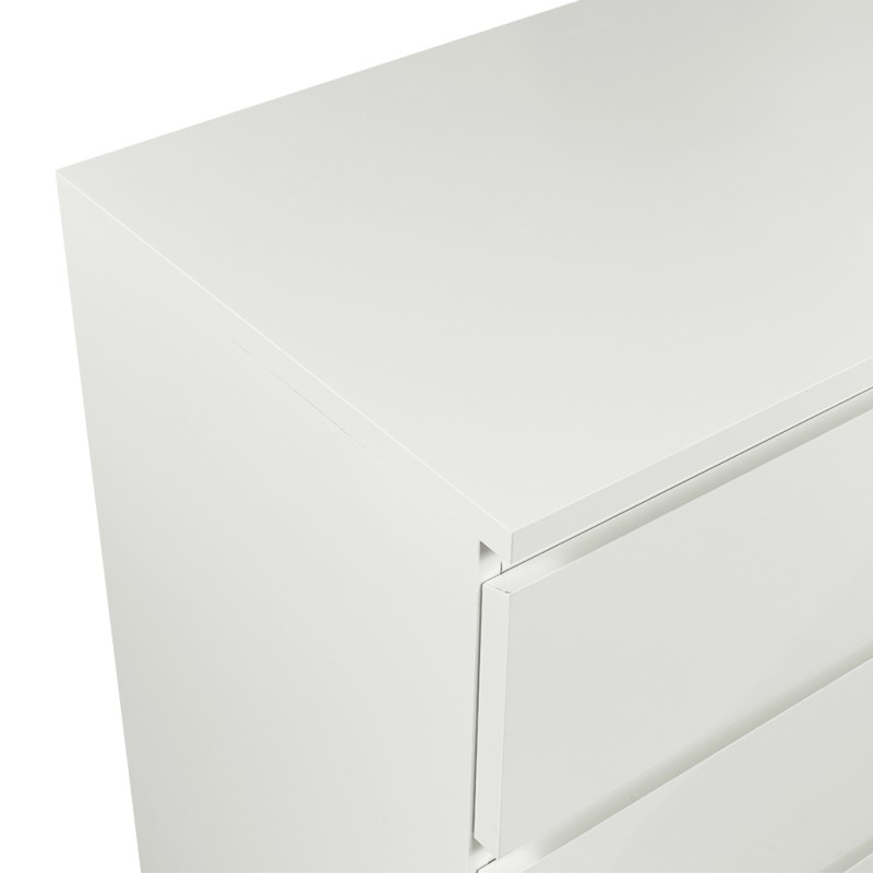 MALM chest of 4 drawers, high-gloss white, 80x100 cm - IKEA