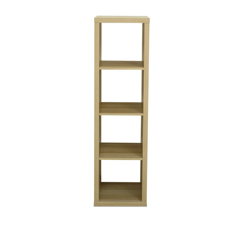 Ikea Kallax Bookshelf White Stained Oak Effect Ref 40324516