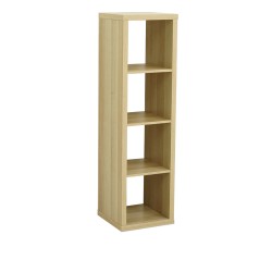 Ikea Kallax Bookshelf White Stained Oak Effect Ref 40324516