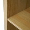 Ikea Kallax Bookshelf White Stained Oak Effect Ref 40324516