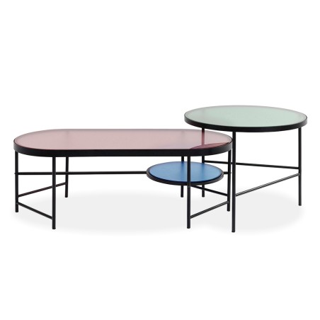 Kare Rainbow Set of 2 Coffee table Ref 86270