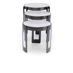 Kare Perelli Set of 3 Coffee table Black Ref 86155