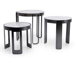 Kare Perelli Set of 3 Coffee table Black Ref 86155
