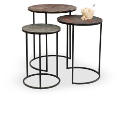 Kare Electra Set of 3 Side table Ref 82381