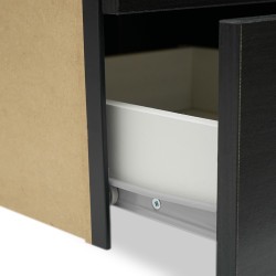 IKEA Kallax Insert With 2 Drawers Black-Brown Ref 90286649