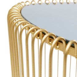 Kare Triangle Set of 2 Side Table Gold Ref 86421