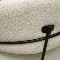 Bella Casa Luigi Sofa 1 Seater Aries Natural Fab