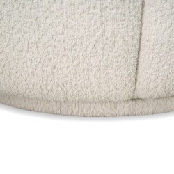 Bella Casa Luigi Swivel Chair Ares Natural Fabric