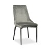Bella Casa Castelo Dining Chair Light Grey Velvet