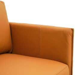 Bella Casa Maximo 1 Seater Sofa Brown Colour