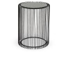 Kare Wire Set of 2 Side Table Black 44cm Ref 79578