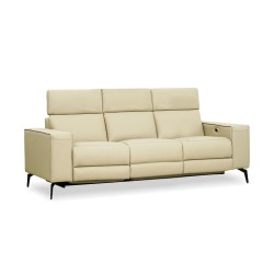 Bella Casa Saville 3 Seater Recliner Taupe Col