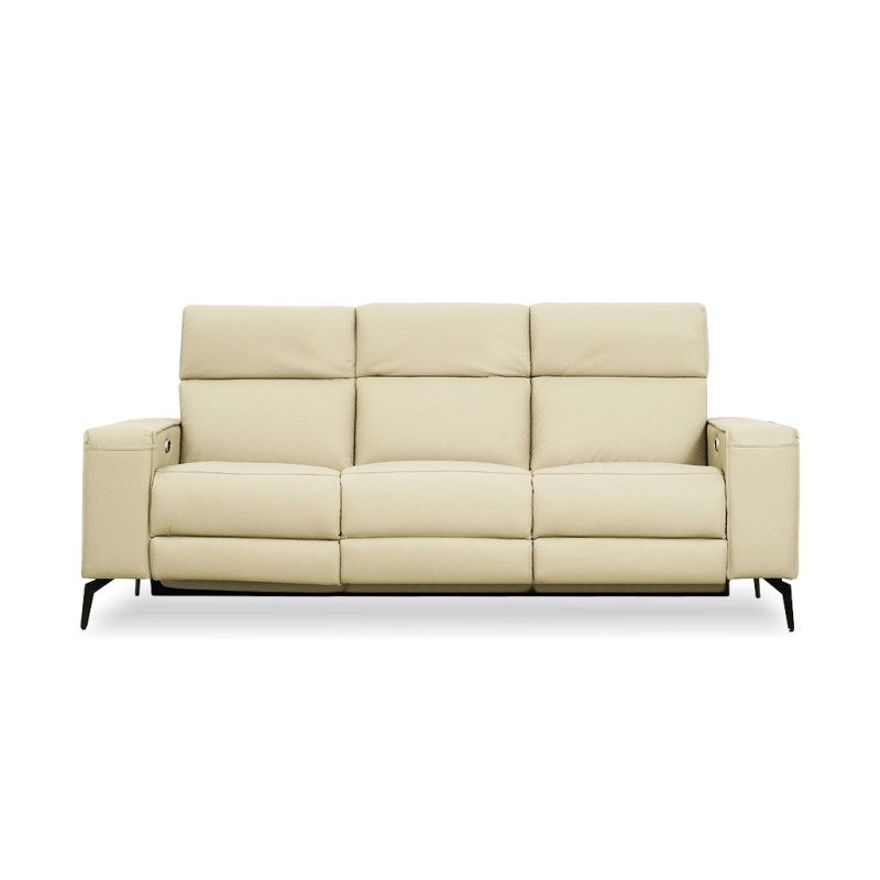 Bella Casa Saville 3 Seater Recliner Taupe Col