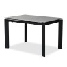 Bella Casa Evora Extendable Table With Top In Grey Marble